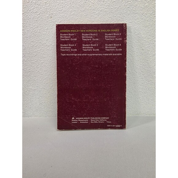 New Horizons in English 4 Rare Old Book | Collectable Book Unique Decor - Picture 2 of 6